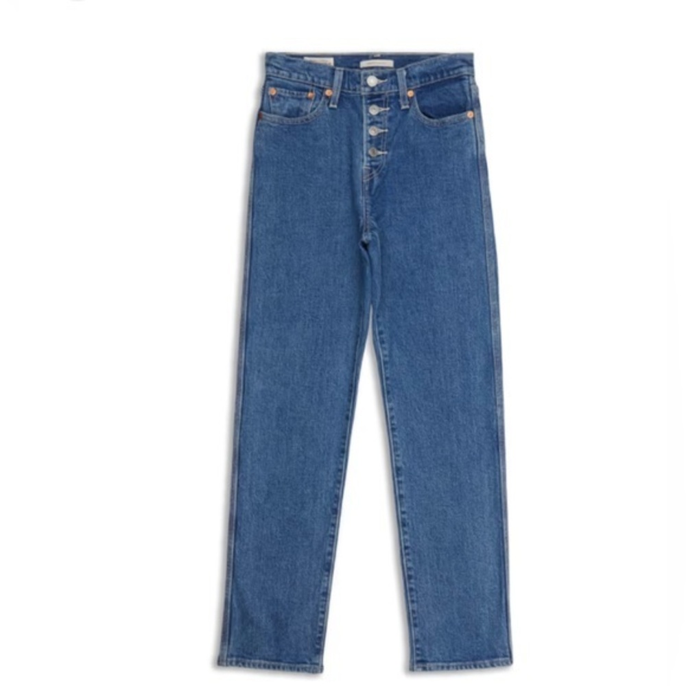 Levi's Classic Wedgie Fit  Blue Straight-Leg Jeans size 29